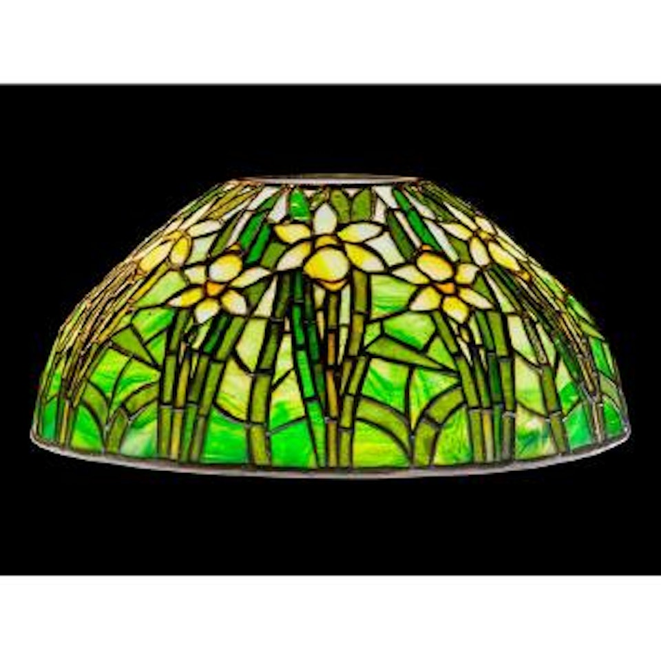 Fine early Daffodil shade ,
Circa
1895
-
1900 by Tiffany Studios