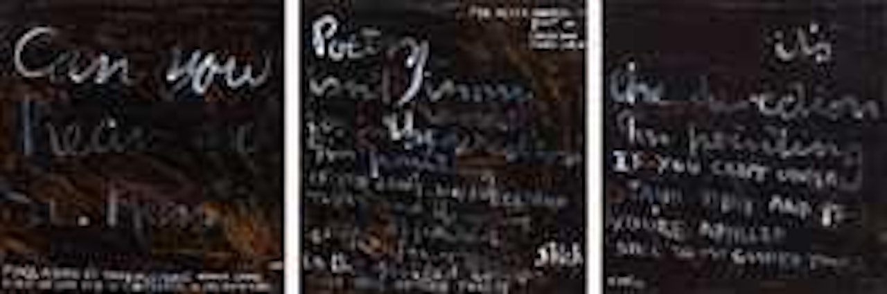 Can you hear me St Francis? ,
1969 by Colin Mccahon