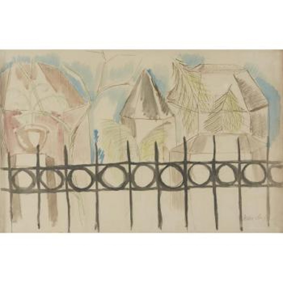 Au Dessus De La Barrière , by Jean Dufy