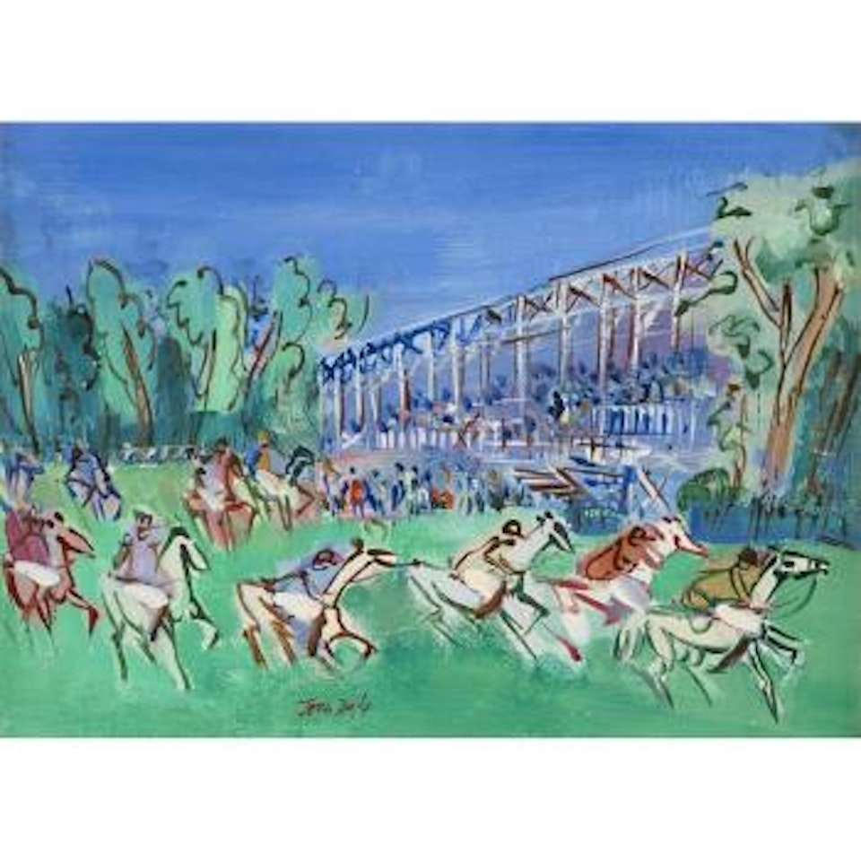 Aux Courses , by Jean Dufy