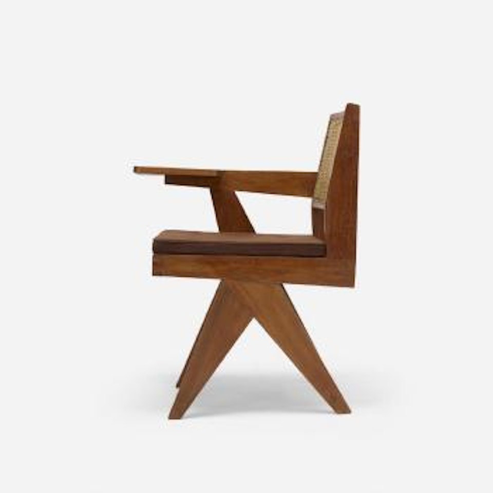 Writing chair ,
Circa
1960 by Pierre Jeanneret