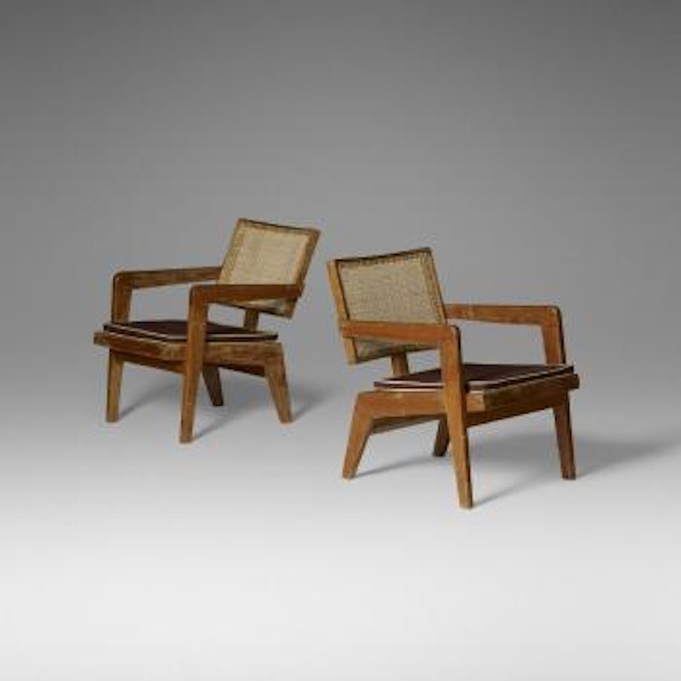 Rare lounge chairs ,
Circa
1960 by Pierre Jeanneret