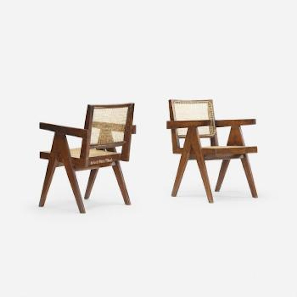 Office armchairs ,
Circa
1953 by Pierre Jeanneret