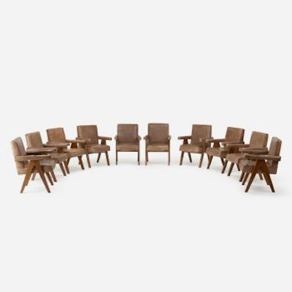 Committee armchairs ,
Circa
1953 by Pierre Jeanneret