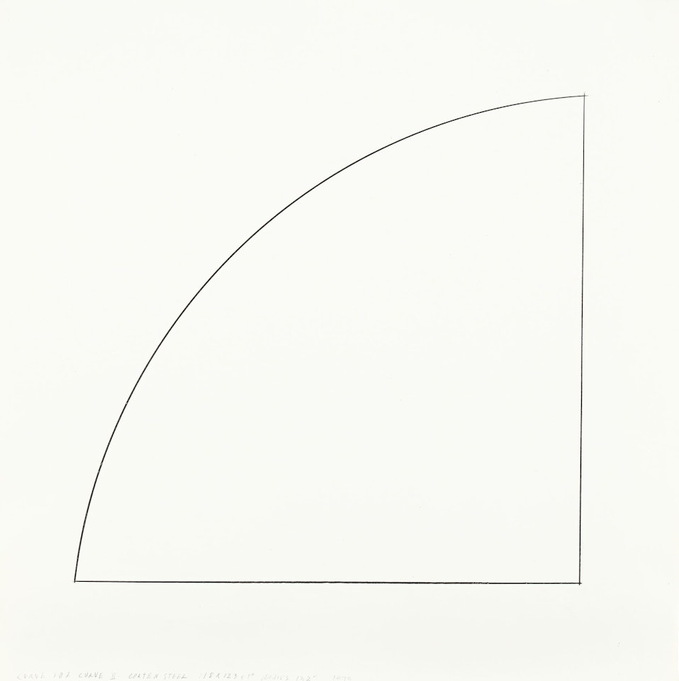 STUDY FOR CURVE II by Ellsworth Kelly