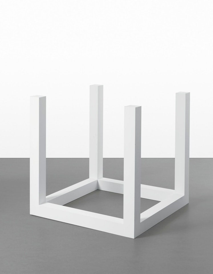 INCOMPLETE OPEN CUBE 8/1 by Sol LeWitt