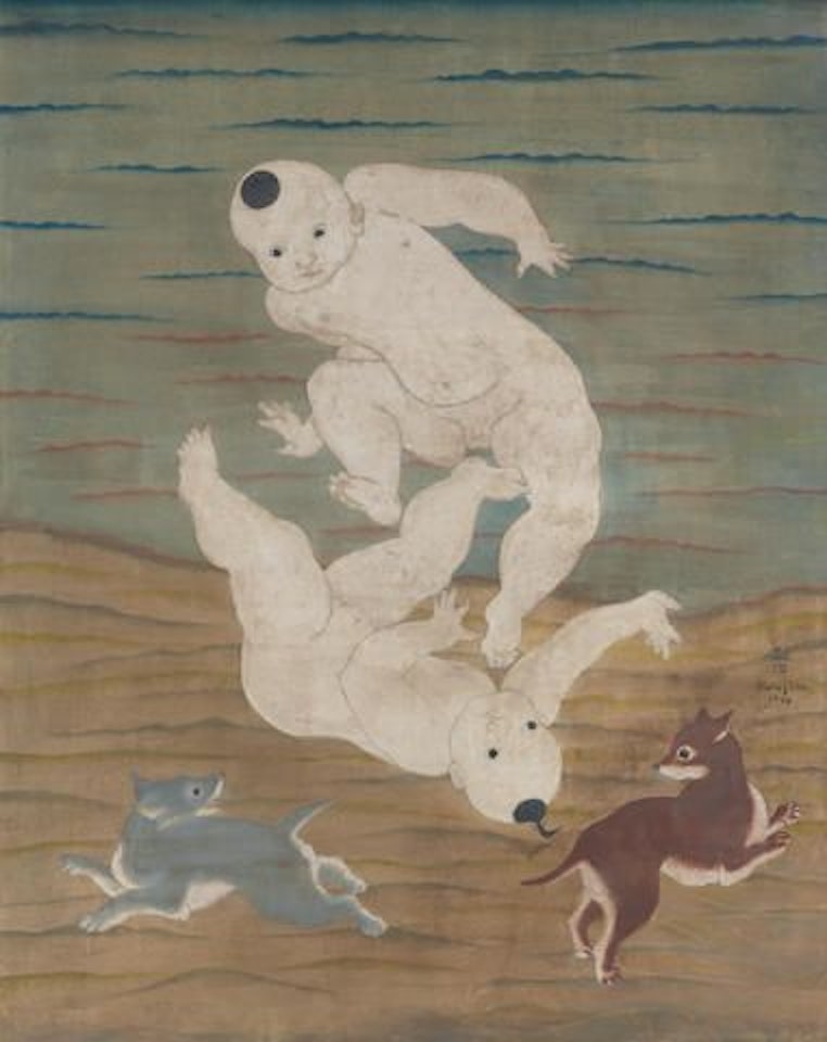 Les enfants by Leonard Tsuguharu Foujita