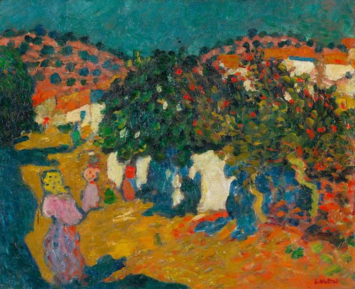 Rue du village, Espagne by Louis Valtat