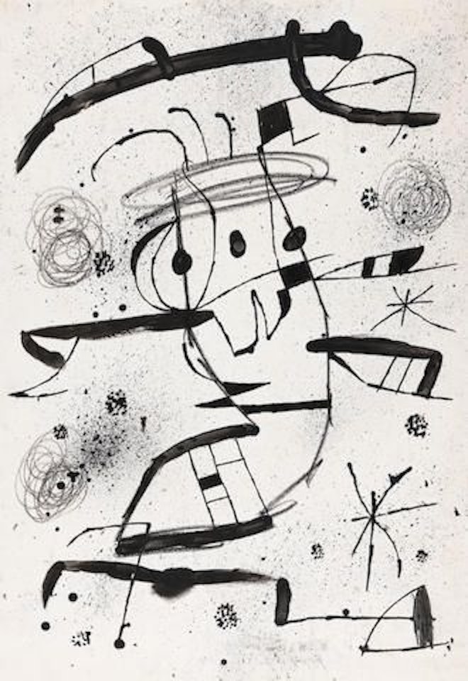 Dessin préparatoire by Joan Miró