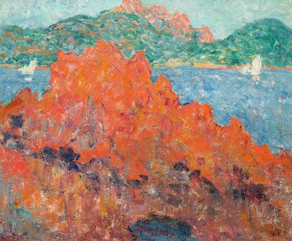 Les rochers rouges à Agay by Louis Valtat