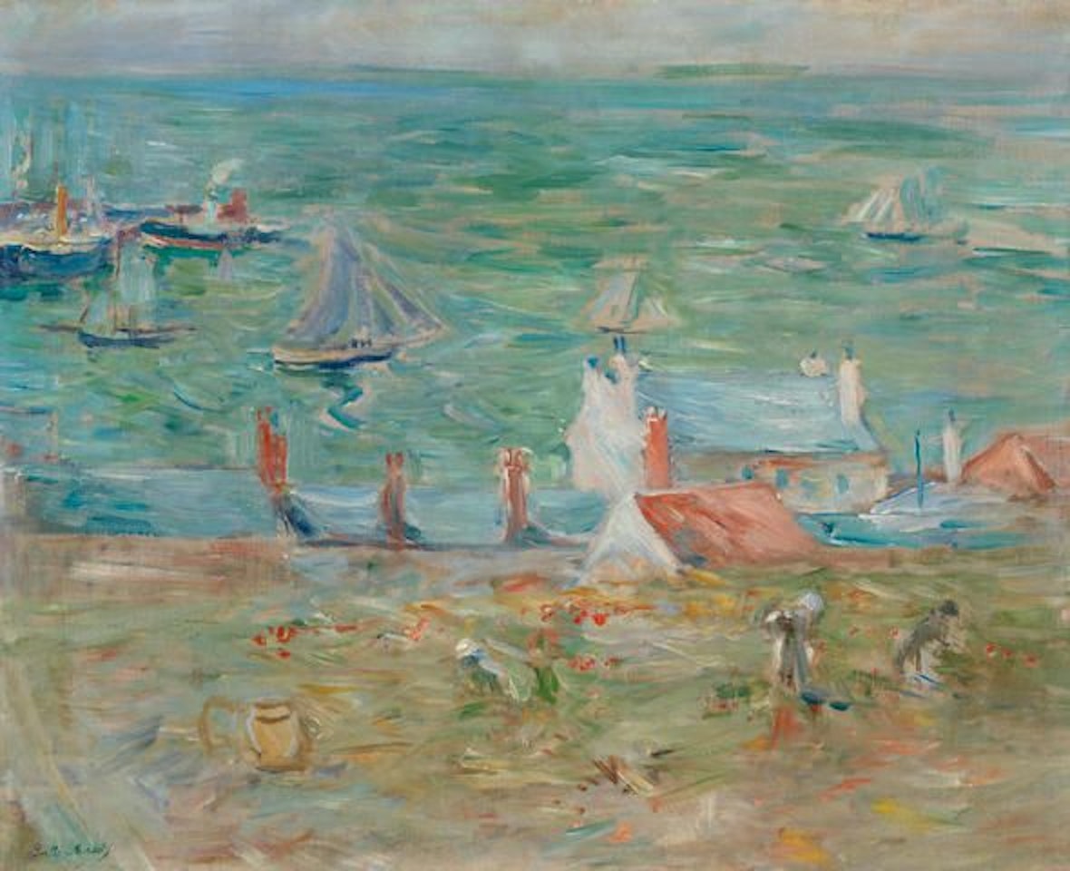 Le port de Gorey by Berthe Morisot