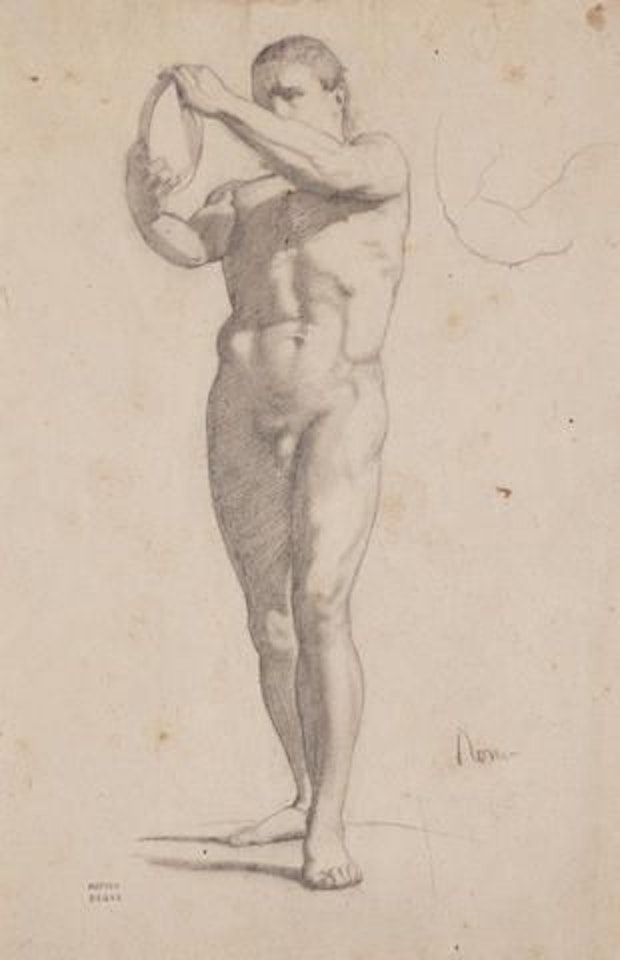 Recto: Le Discobole; Verso: Etude pour 'Le Discobole' by Edgar Degas