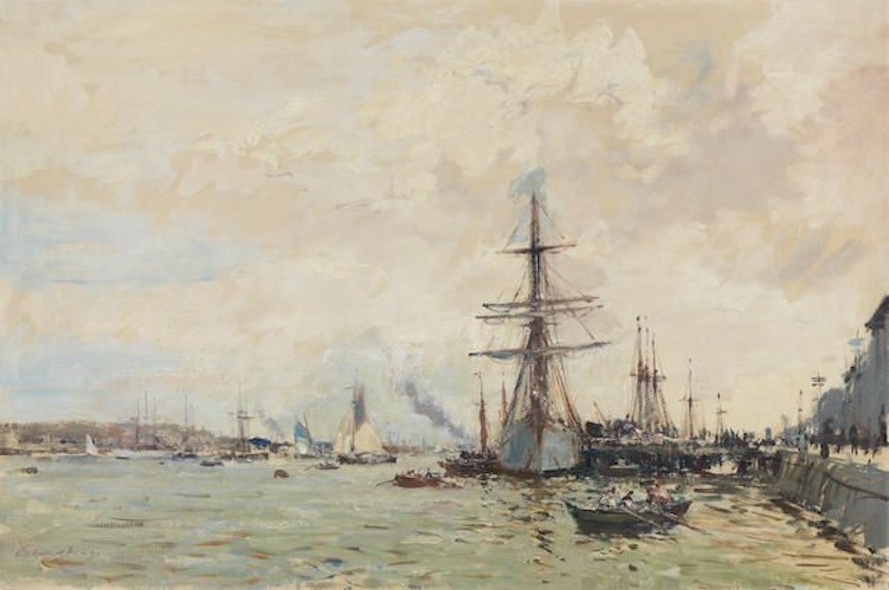 The Barquentine Gazela on the Tagus by Edward Seago