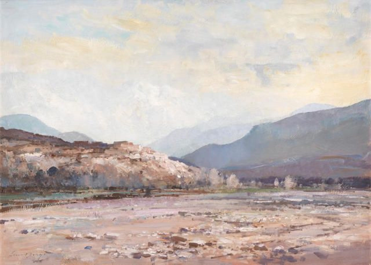 Riverbed in the Atlas Mountains, Morocco by Edward Seago