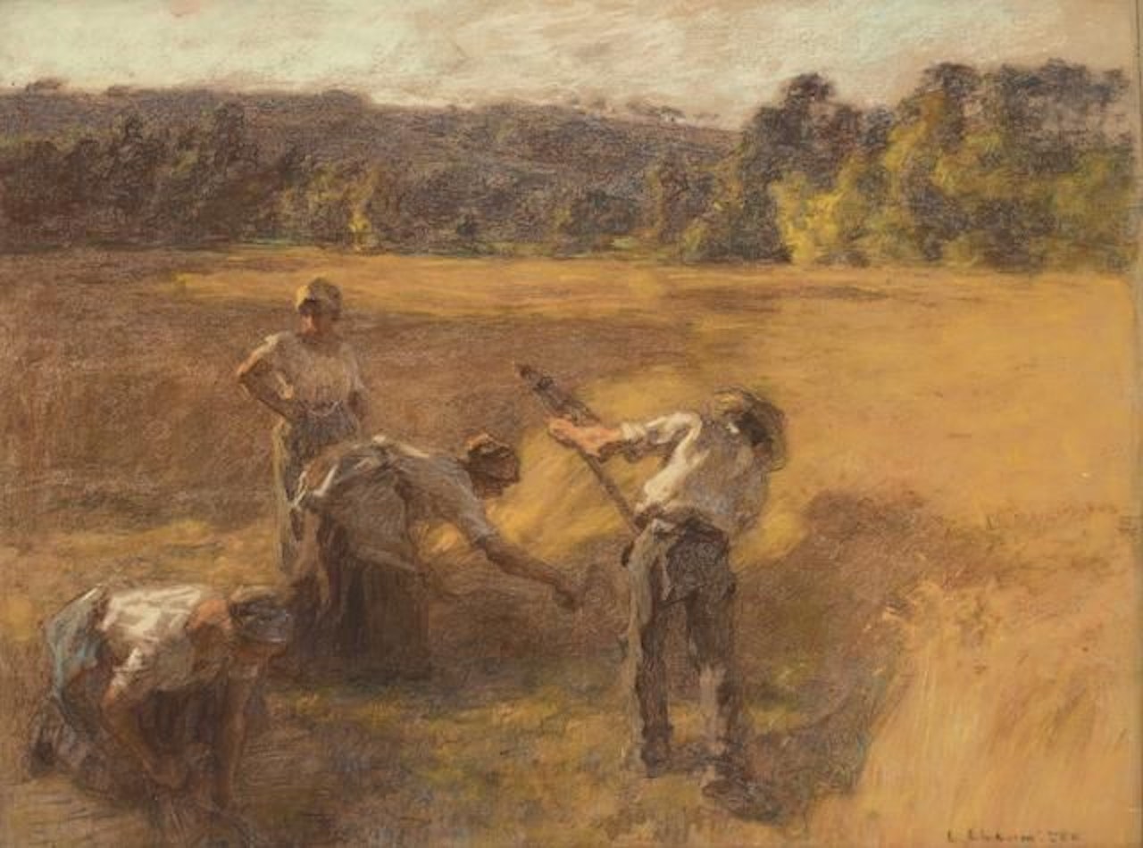 La moisson by Léon Augustin Lhermitte