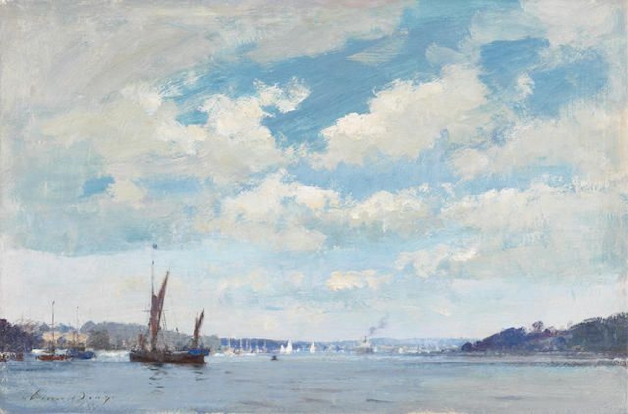 The Orwell at Pin Mill by Edward Seago