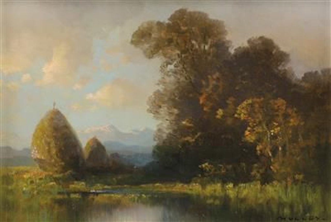 At the backwater by Oskar Mulley