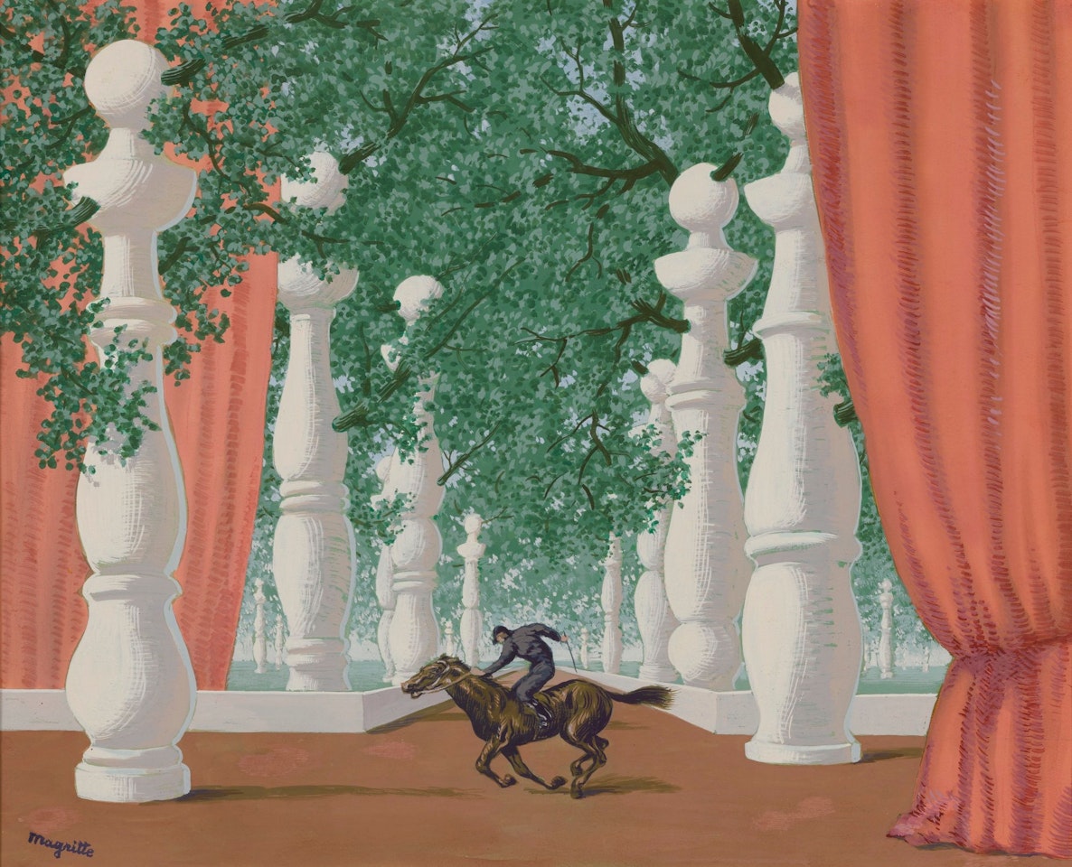 LE JOCKEY PERDU by René Magritte