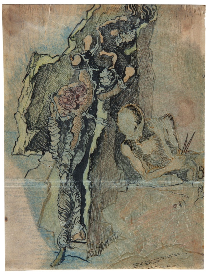 ÉTUDE POUR 'GRADIVA' by Salvador Dali