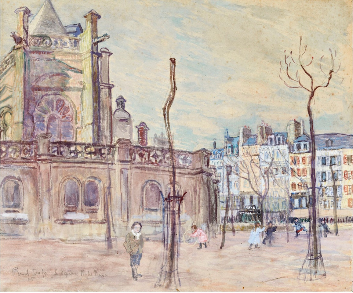 LE SQUARE NOTRE-DAME by Raoul Dufy