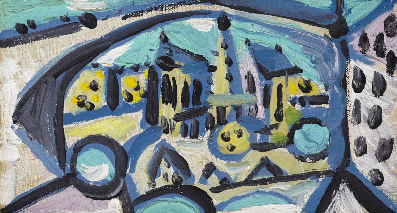 VUE DE NOTRE-DAME DE PARIS by Pablo Picasso