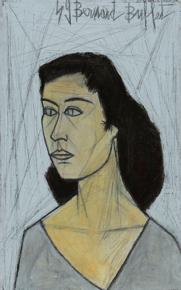 PORTRAIT DE DUSTY NEGULESCO by Bernard Buffet
