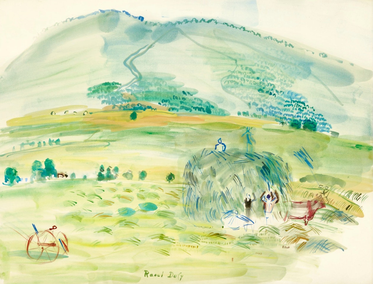 LA FENAISON by Raoul Dufy