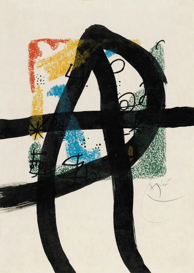 LES ESSÉNCIES DE LA VENCE by Joan Miró