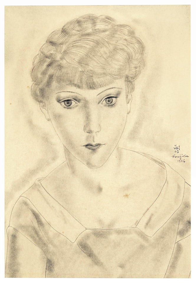PORTRAIT DE MARIE-BERTHE AURENCHE by Leonard Tsuguharu Foujita