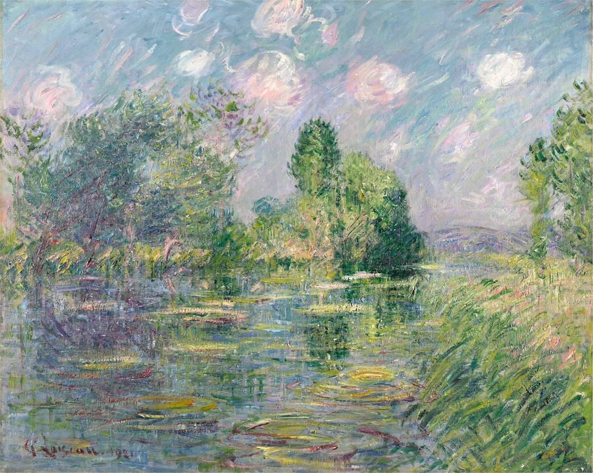 RIVIÈRE EN NORMANDIE (EURE) by Gustave Loiseau
