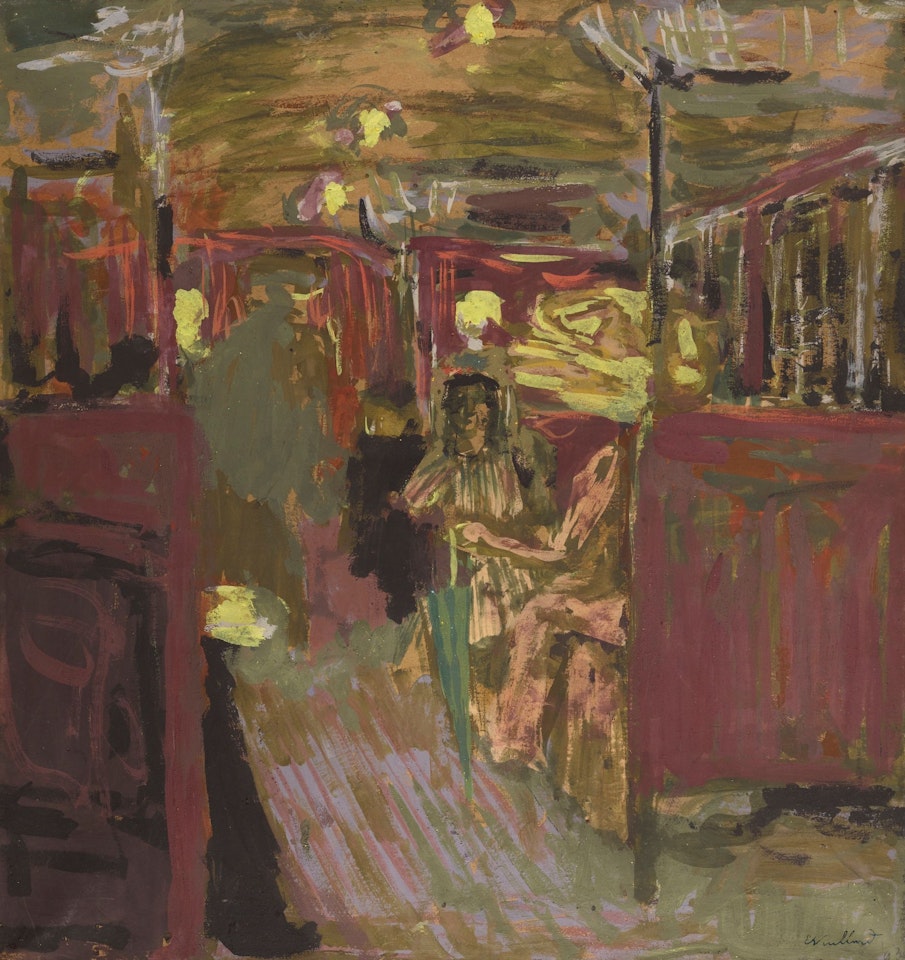 LE WAGON DE MÉTRO I by Édouard Vuillard