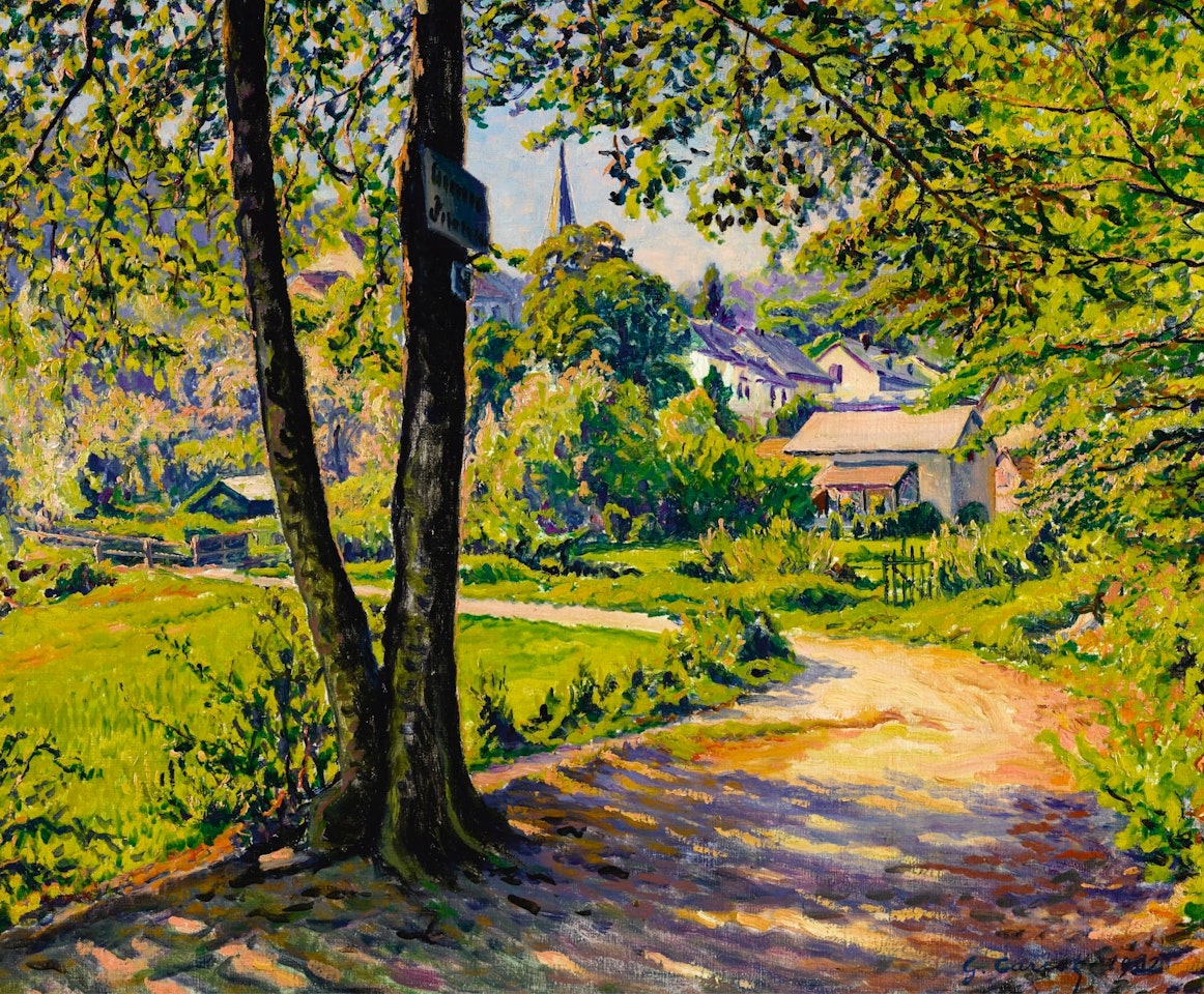 CHEMIN DE VILLAGE by Gustave Cariot
