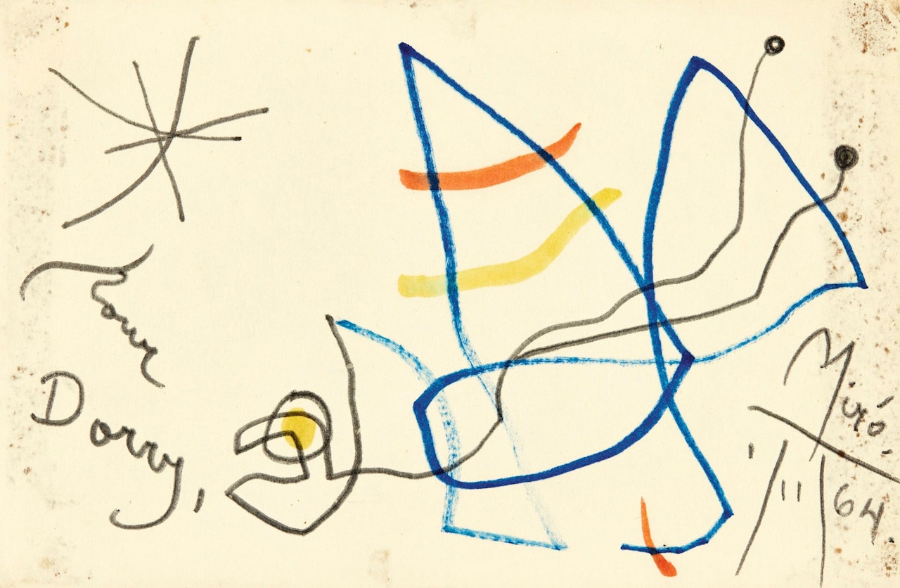 SANS TITRE (DESSIN POUR DORRY) by Joan Miró