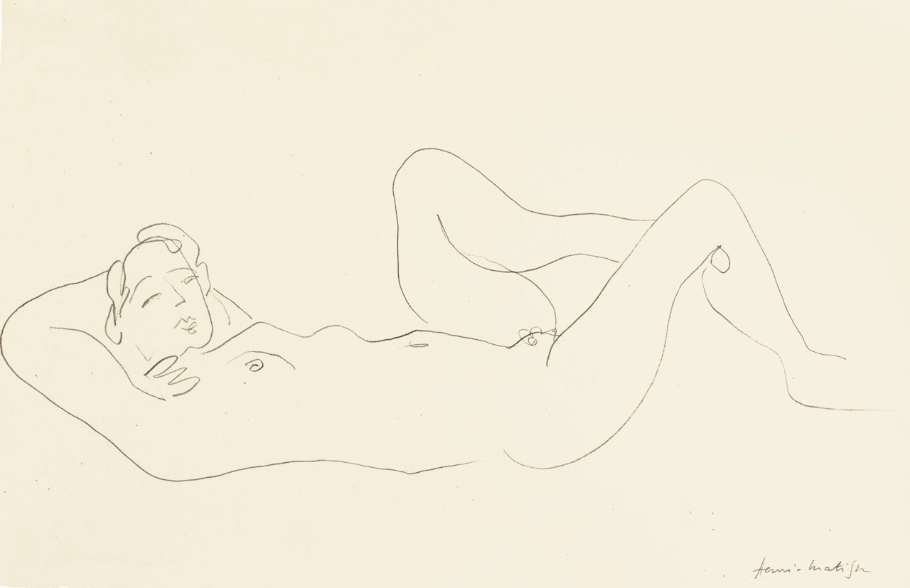 NU COUCHÉ by Henri Matisse