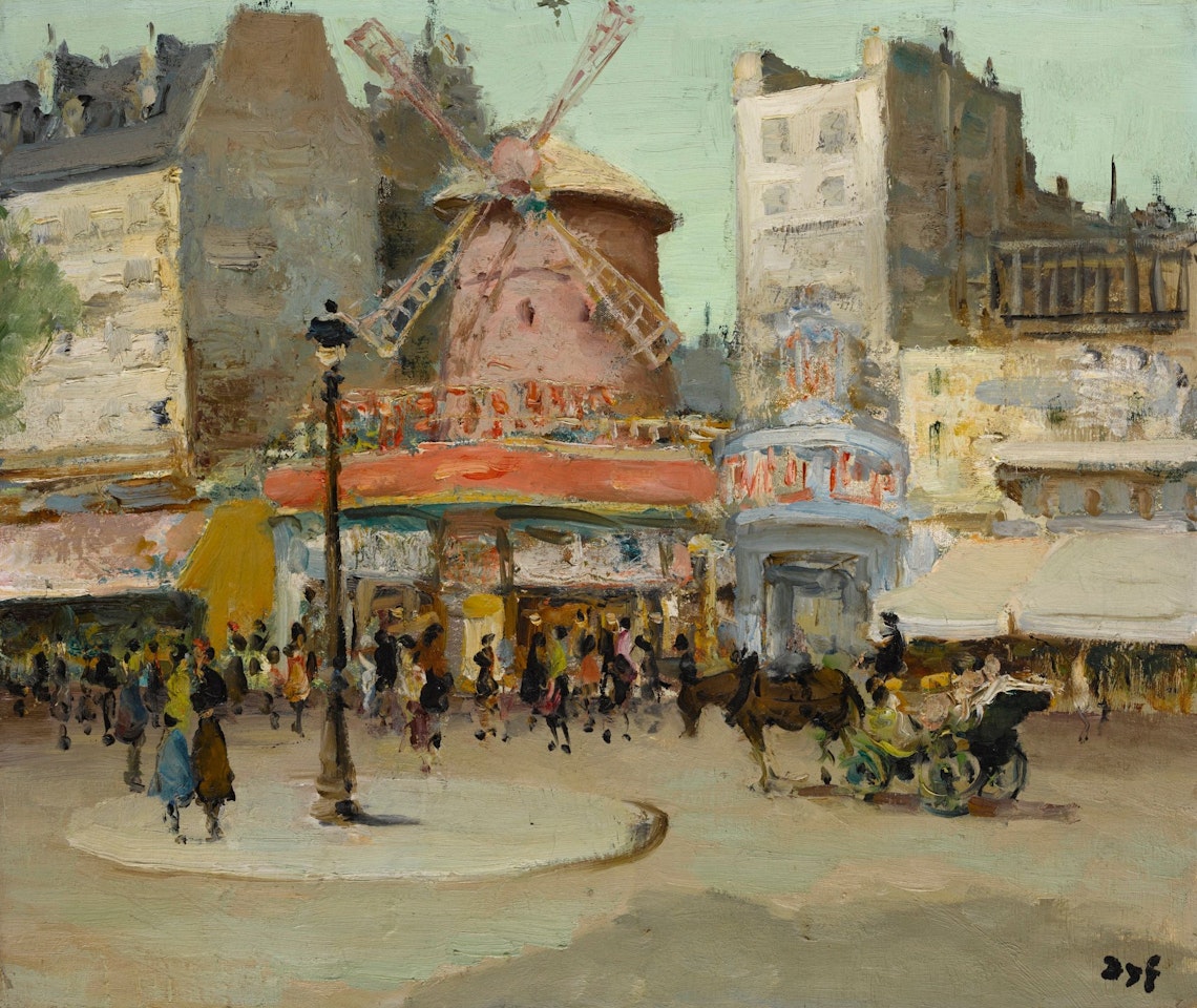 LE MOULIN ROUGE, PARIS by Marcel Dyf
