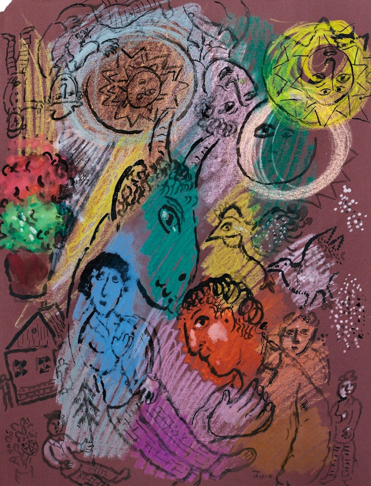 LA FÊTE DU PEINTRE by Marc Chagall