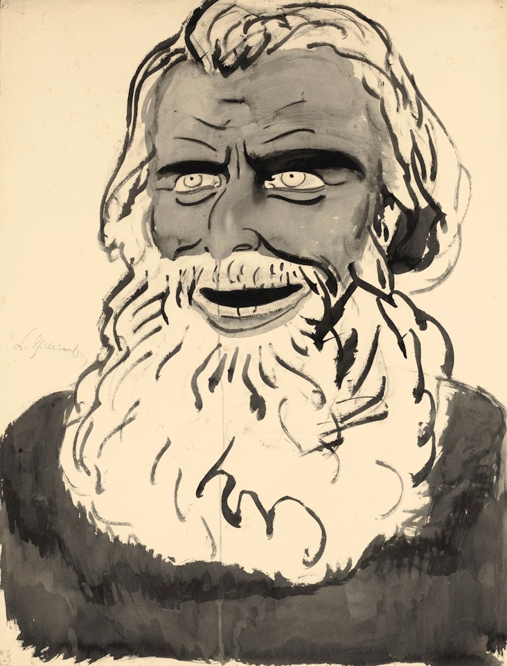 PORTRAIT DE KARL MARX by Léon Spilliaert