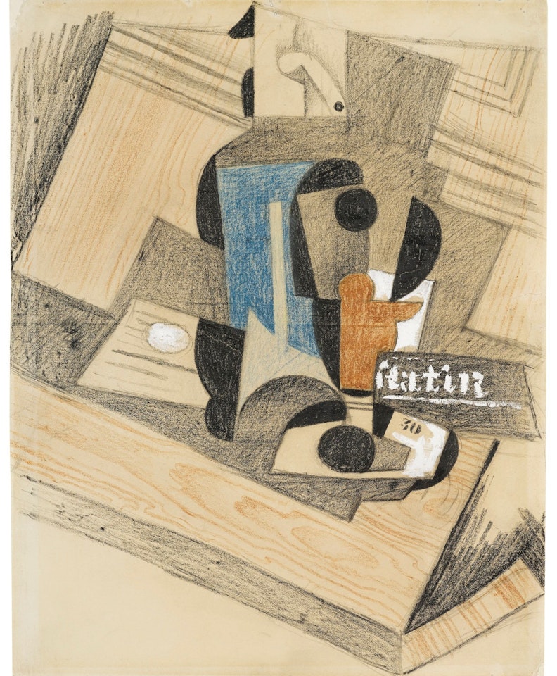 SIPHON ET VERRE by Juan Gris