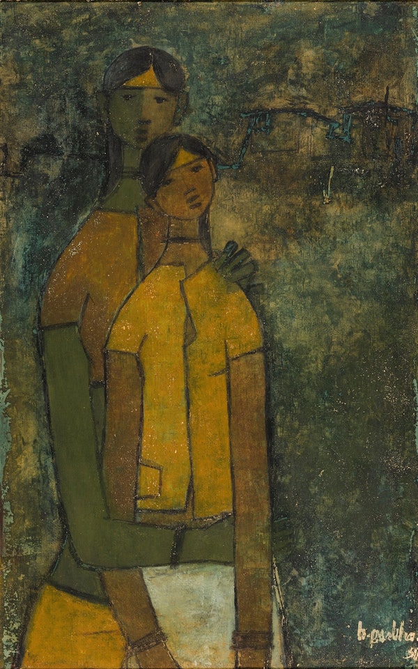 UNTITLED (TWO WOMEN)  by B Prabha