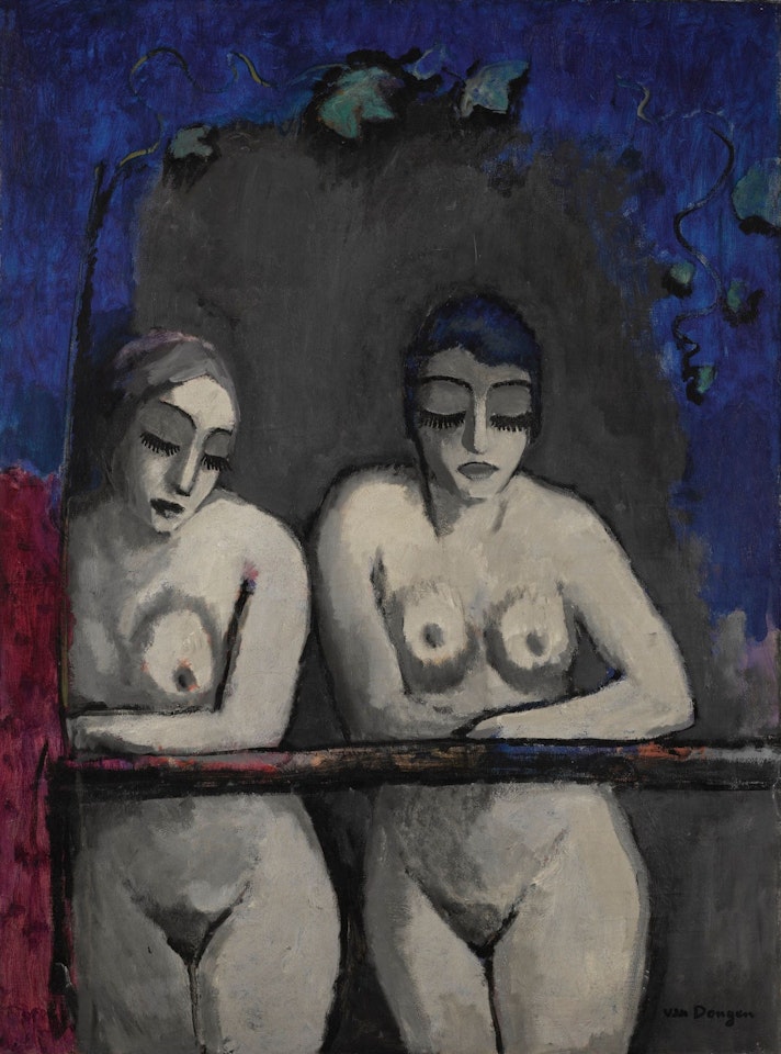 DEUX FEMMES NUES À LA FENÊTRE by Kees van Dongen