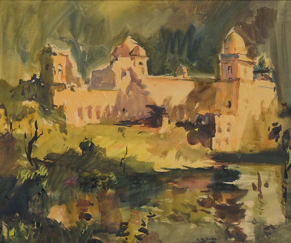UNTITLED (JAHAZ MAHAL) by Sayed Haider Raza