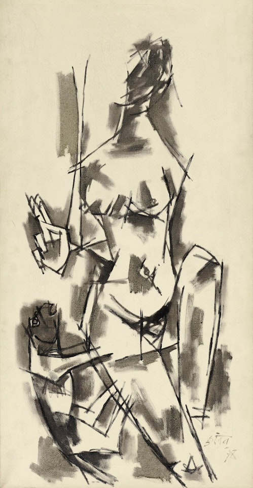 UNTITLED (NAYIKA) by M.F. Husain