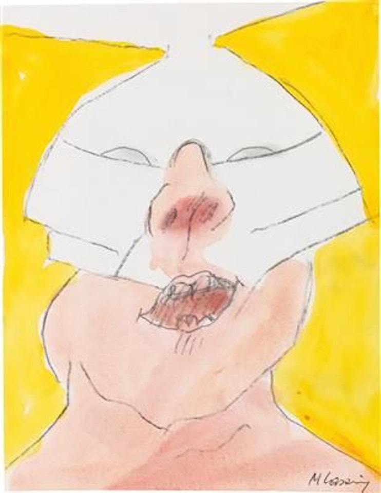 Self portrait by Maria Lassnig