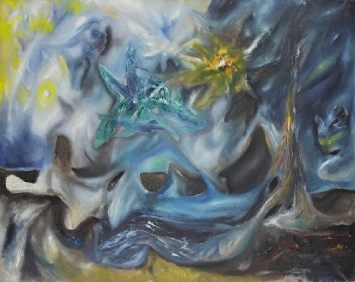 Morphologie psychologique de l'angoisse (La veille de la mort) by Roberto Matta