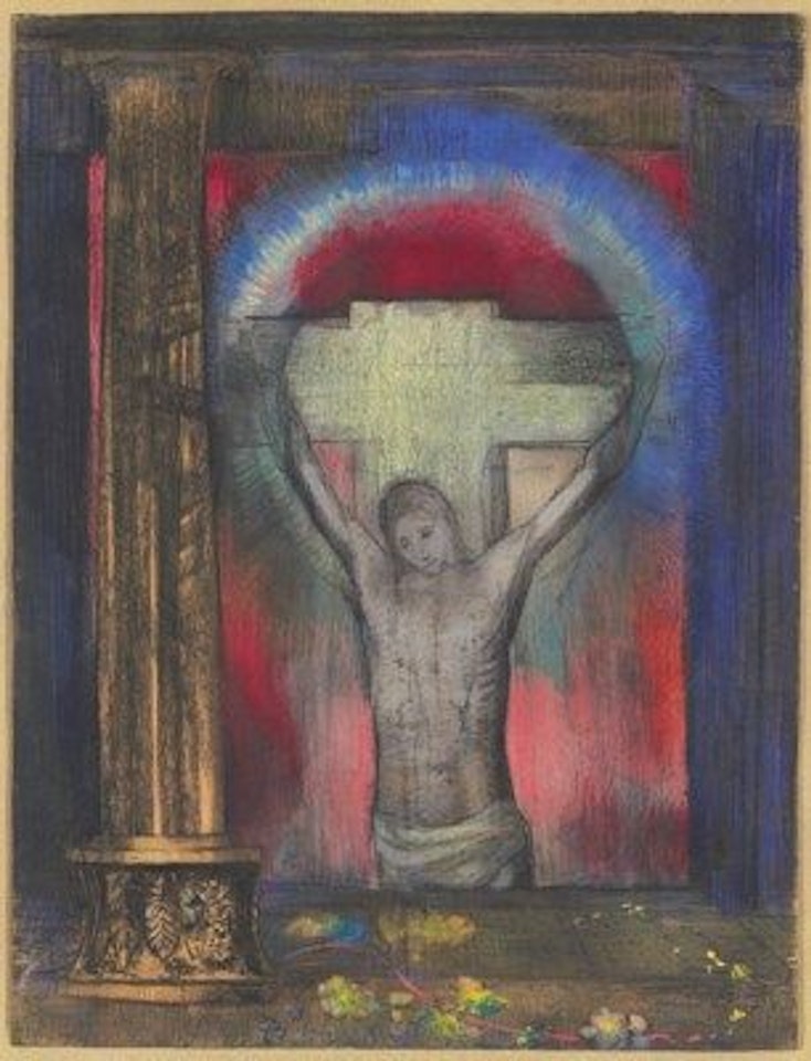 Le crucifix by Odilon Redon