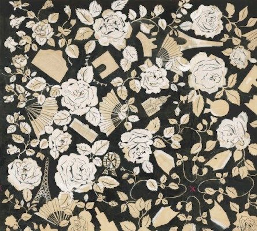Fleurs, monuments de Paris et éventails by Raoul Dufy
