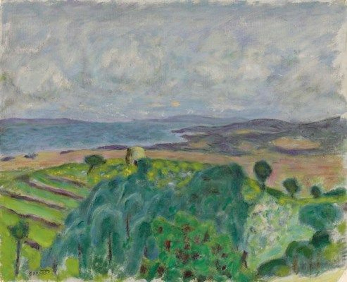 Bord de mer avec paysage by Pierre Bonnard