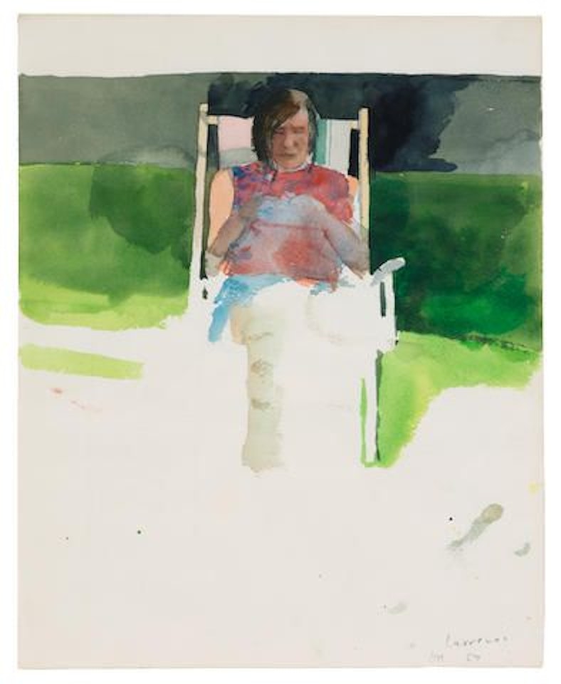 Ianthe Cornwall-Jones by David Hockney