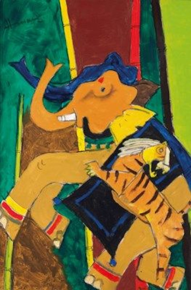 Untitled (Kerala) by M.F. Husain