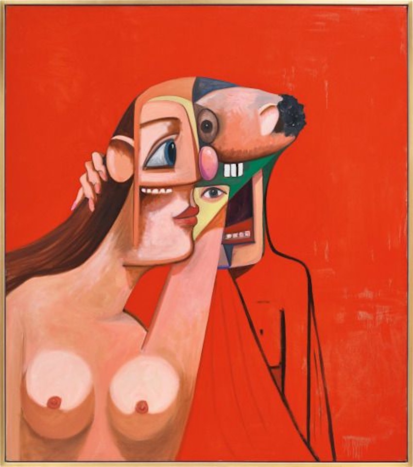 Woman & Man by George Condo